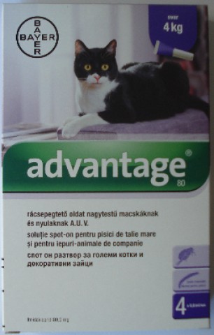 Preparati protiv spoljnih parazita mačaka Advantage  80 1ampula AKCIJA